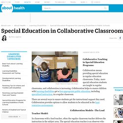 Collaborative Teaching for Special Education Students