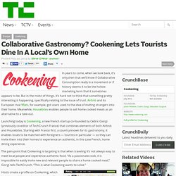 Collaborative Gastronomy? Cookening Lets Tourists Dine In A Local’s Own Home