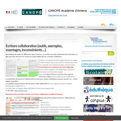 Écriture collaborative (outils, exemples, avantages, inconvénients…)