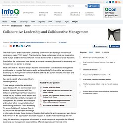 Collaborative Leadership and Collaborative Management