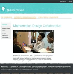 Mathematics Design Collaborative — MyGroupGenius