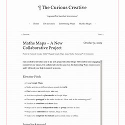 Maths Maps – A New Collaborative Project