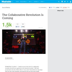 The Collaborative Revolution Is Coming