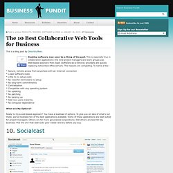 10 Collaborative Web Tools for Business