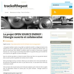 Le projet OPEN SOURCE ENERGY : l’énergie ouverte et collaborative