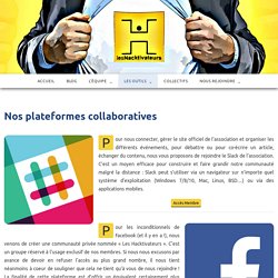 Nos plateformes collaboratives – Les Hacktivateurs