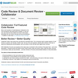 Commercial Smart Bear Collaborator Code Reviews & Code Analysis - Collaborator