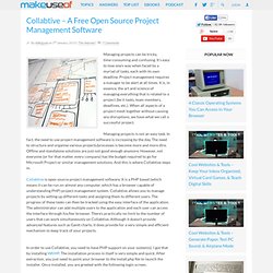 Collabtive – A Free Open Source Project Management Software