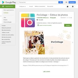 Pic Collage – Applications Android sur Google Play