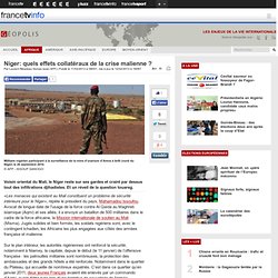 Niger: quels effets collatéraux de la crise malienne ?