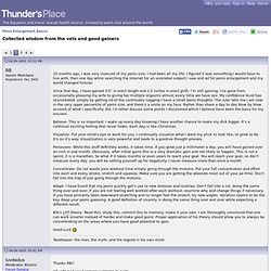 Collected wisdom from the vets and good gainers - Thunder's Place Free Penis Enlargement Forums