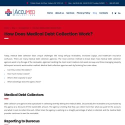 How Does Medical Debt Collection Work? – AccuMedCollection
