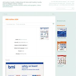 All Safety Cards: Collection of aircraft safety cards and in-flight safety videosBMI Airbus A320