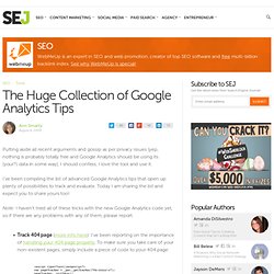 The Huge Collection of Google Analytics Tips