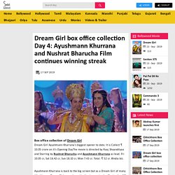 Dream Girl box office collection Day 4: Ayushmann Khurrana and Nushrat Bharucha Film continues winning streak
