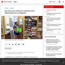 Des livres pour relancer la collection de la bibliothèque de Lac-Mégantic