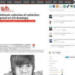 Ultimate collection of celebrities pencil art [75 drawings]