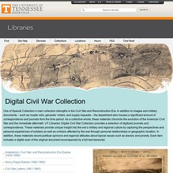 Digital Civil War Collection - Special Collections - Libraries - The University of Tennessee, Knoxville