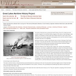 Great Lakes Maritime History Project - The State of Wisconsin Collection