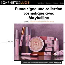 Puma signe une collection cosmétique avec Maybelline