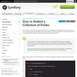 Embed a Collection of Forms