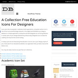 A Collection Free Education Icons For Designers