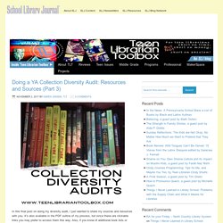 Doing a YA Collection Diversity Audit: Resources and Sources (Part 3) - Teen Librarian Toolbox