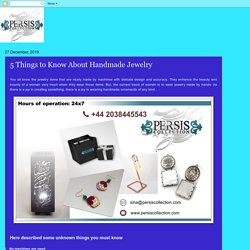 Persis Collection: 5 Things to Know About Handmade Jewelry