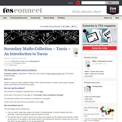 Secondary Maths Collection – Tarsia – An Introduction to Tarsia