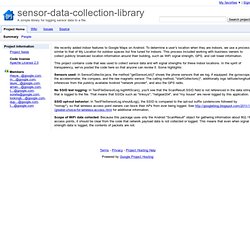 sensor-data-collection-library - A simple library for logging sensor data to a file.