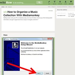 How to Organize a Music Collection With Mediamonkey
