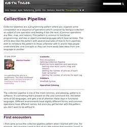 Collection Pipeline