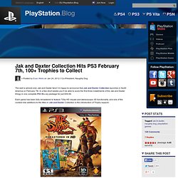 Jak and Daxter Collection Hits PS3 February 7th, 100+ Trophies to Collect