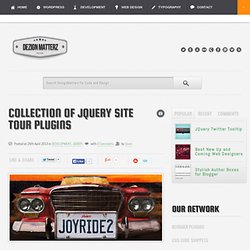Collection of jQuery Site Tour Plugins