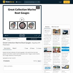 Great Collection Marine Boat Gauges