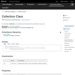 Collection Class (Microsoft.VisualBasic)