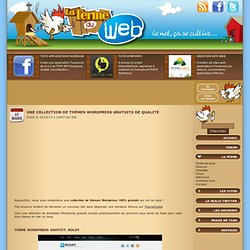Une collection de thèmes Wordpress gratuits de qualité