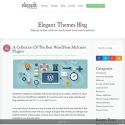 A Collection Of The Best WordPress Multisite Plugins