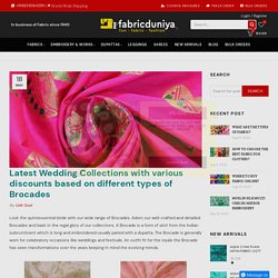 Latest Wedding Collections with various discounts based on different t – Fabric Duniya