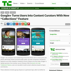 Google+ Turns Users Into Content Curators With New “Collections” Feature