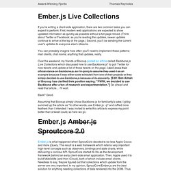 Ember.js Live Collections « Thomas Reynolds