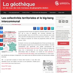 Les collectivités territoriales et le big-bang intercommunalLa Géothèque