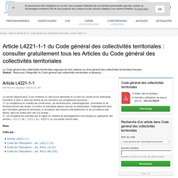 Article L4221-1-1 du Code général des collectivités ...