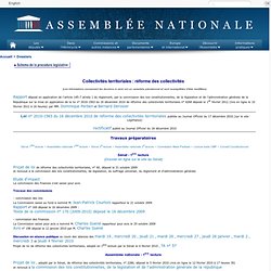 Collectivités territoriales : réforme des