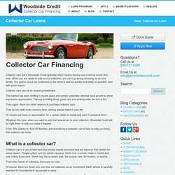 Best Collector Car Loans by Woodside