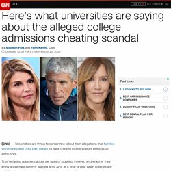 College admissions scandal: How will their kids be affected?