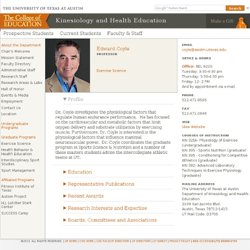 The College of Education - Edward Coyle, Ph.D.
