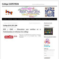 EPI / EMICollège CAPEYRON