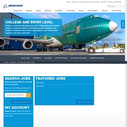 College and Entry Level Overview at Boeing