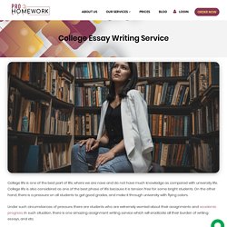College Essay Writing Service